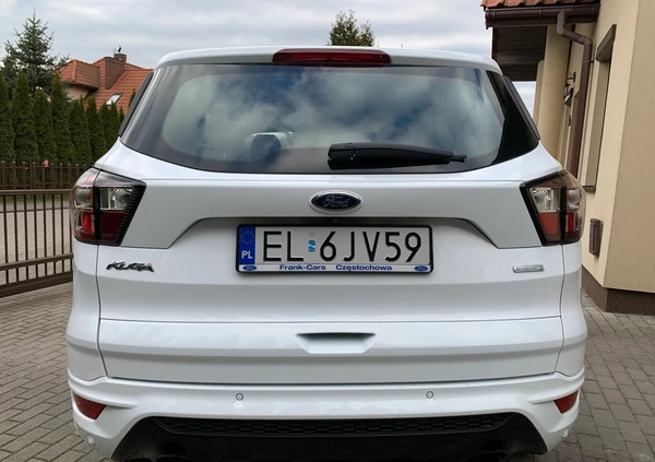 Ford Kuga cena 82800 przebieg: 73891, rok produkcji 2018 z Wojnicz małe 407